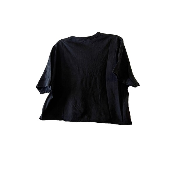 POPULAR GIRL Women's "A Little Bit Wild" Short Tee Black Size XL - Picture 3 of 6